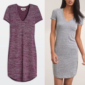 Golden by TNA Inland Dress in Heathered Purple Size S